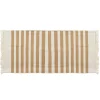 Alfombra de Algodón Beige 80 × 150 cm