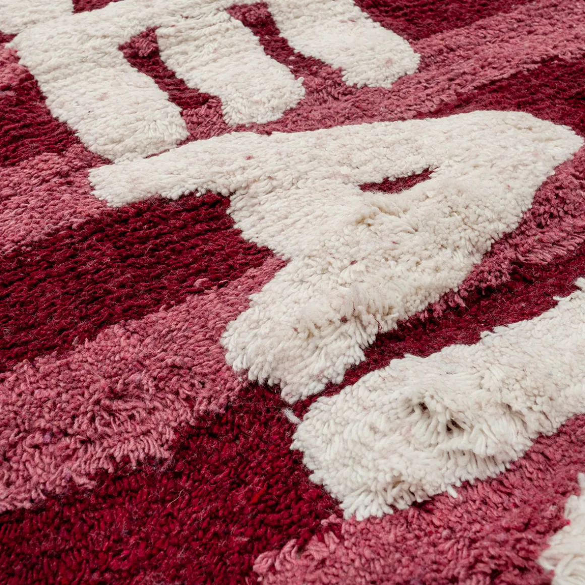 Alfombra de Baño Roja a Rayas CLEAN 50 × 80 cm