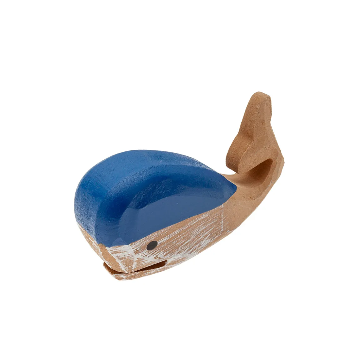 Ballena Decorativa Azul de Madera