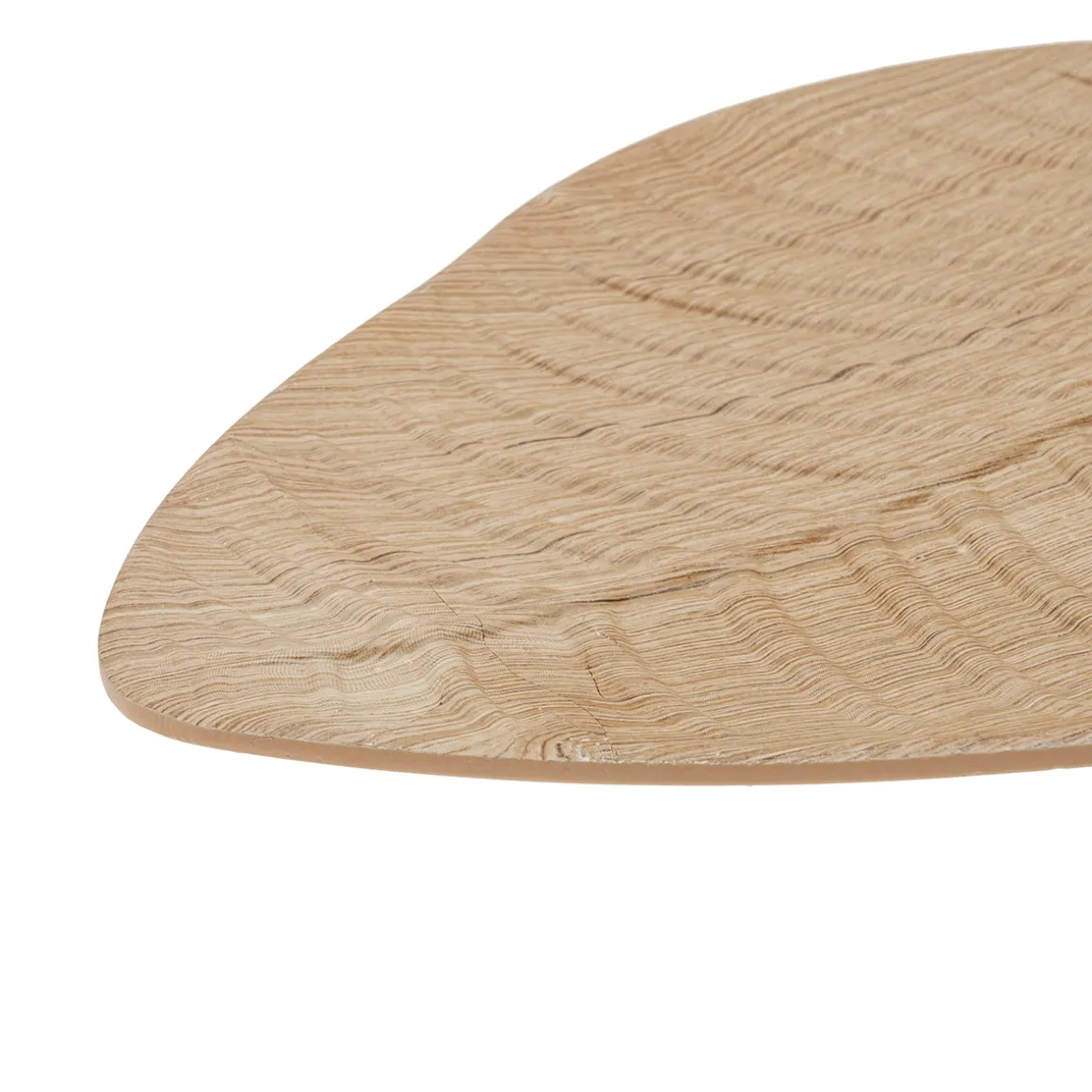 Bandeja Hoja Decorativa Natural de MDF