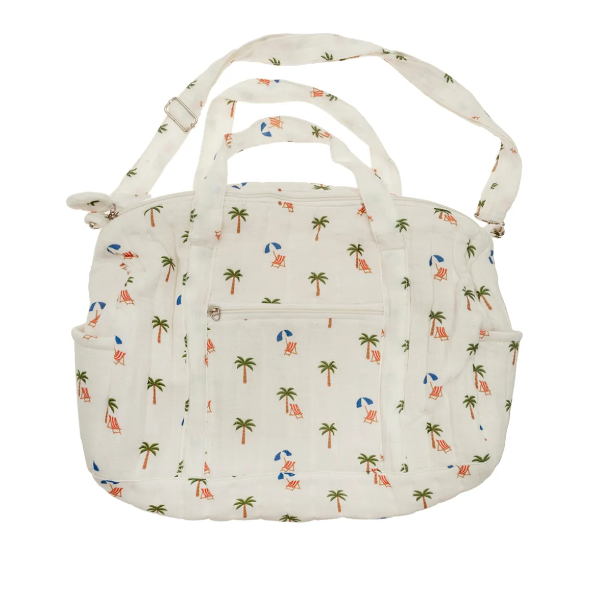 Bolsa Multiusos para Gimnasio, Viaje o Playa - Palmeras 40 x 24 x 24 cm