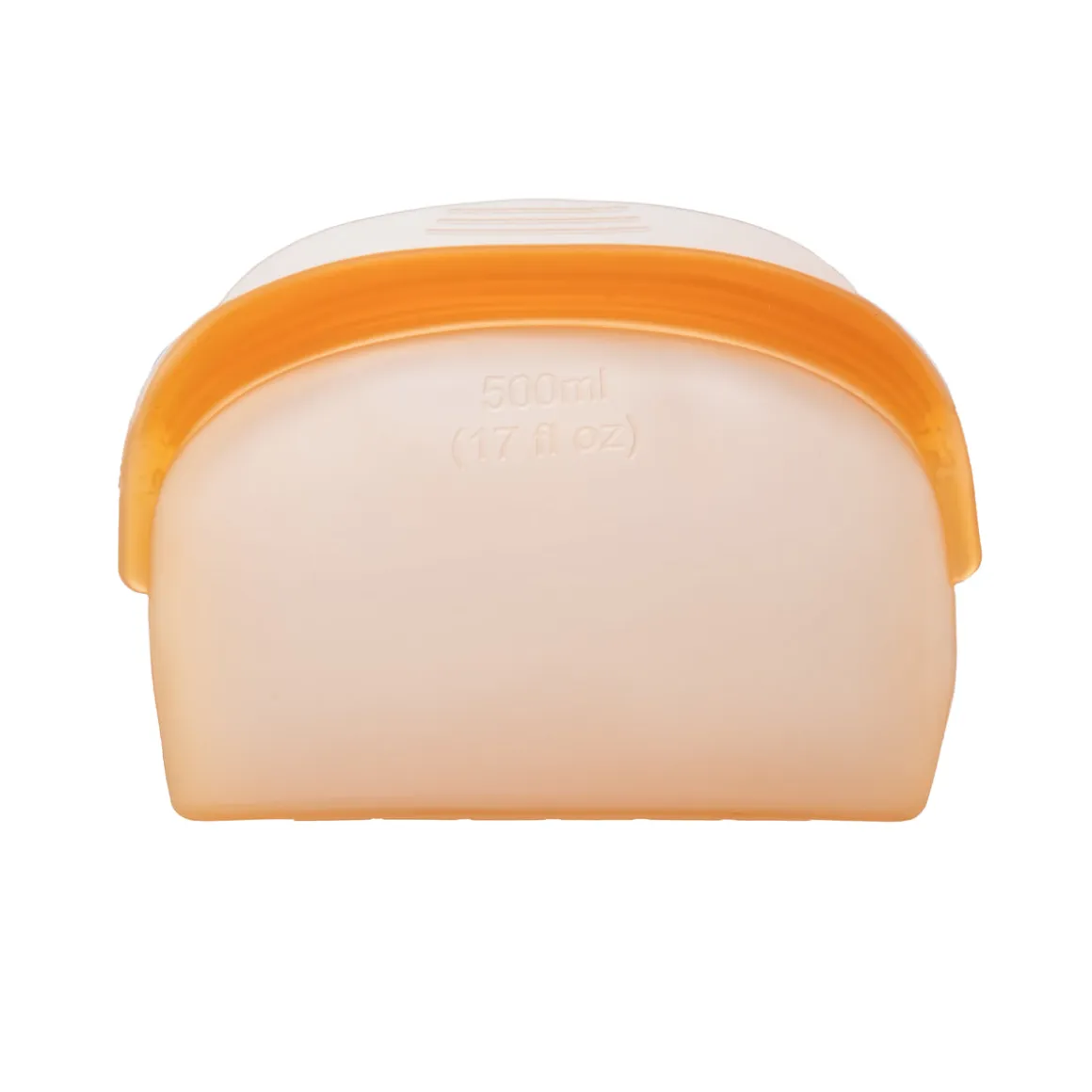Bolsa para Alimentos Reutilizable Naranja 500 ml