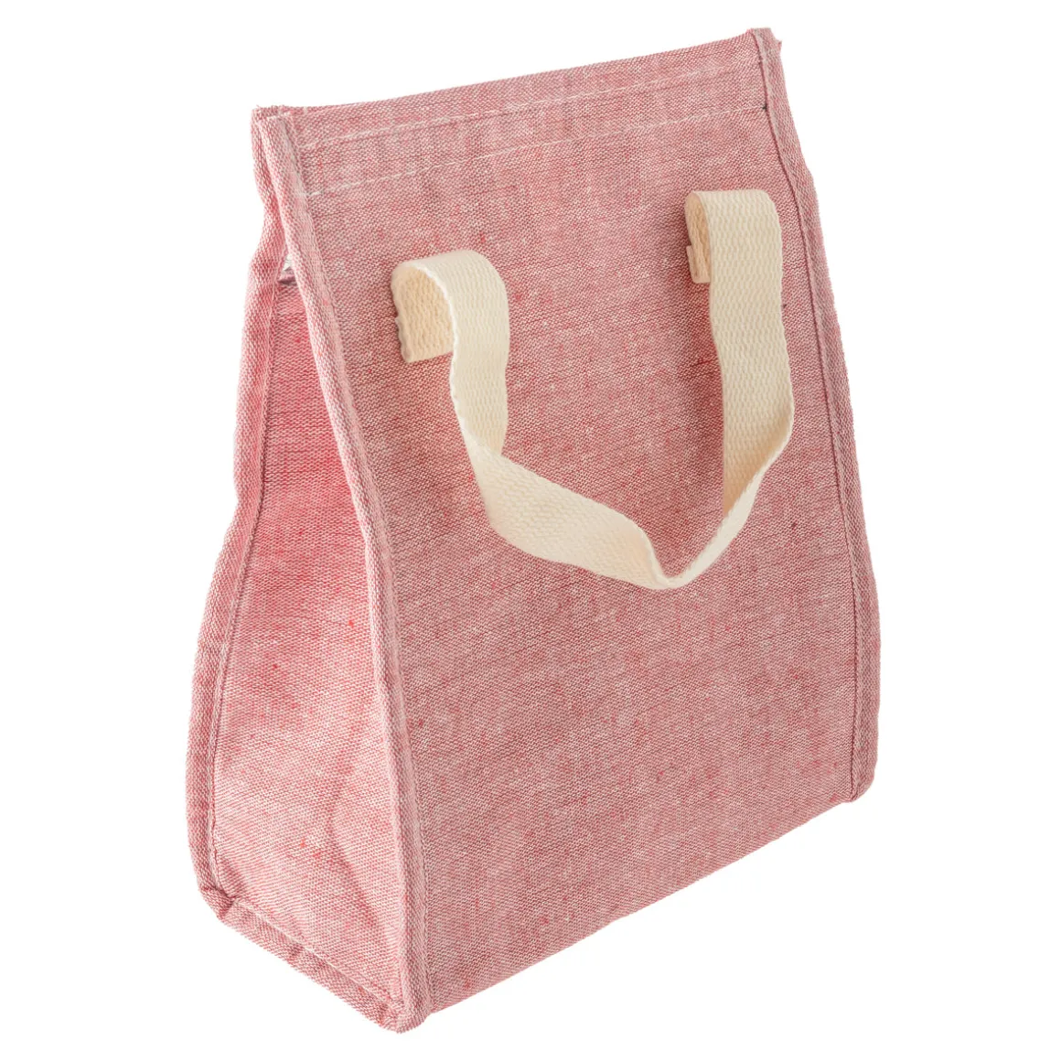 Bolsa Térmica Rosa de Algodón 22 x 11 x 26 cm