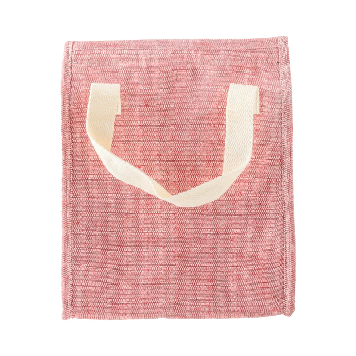 Bolsa Térmica Rosa de Algodón 22 x 11 x 26 cm