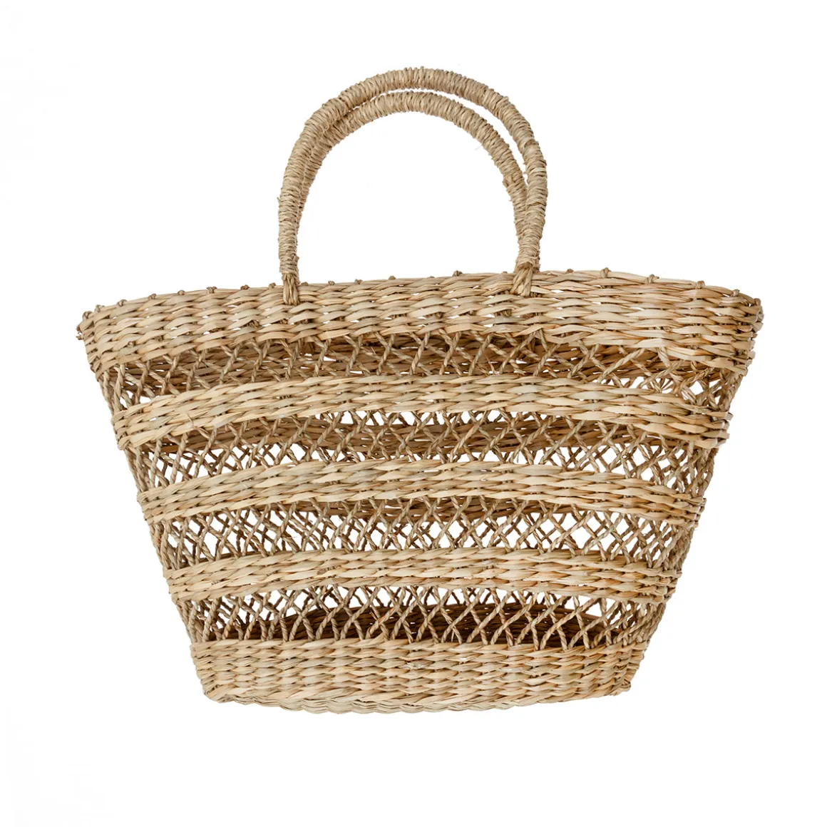 BOLSO SEAGRASS 48X30X18 MARRON
