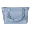 Bolso Tote Acolchado Azul Grande