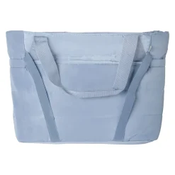 Bolso Tote Acolchado Azul Grande
