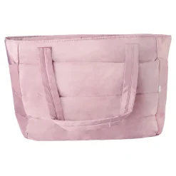Bolso Tote Acolchado Ciruela Grande