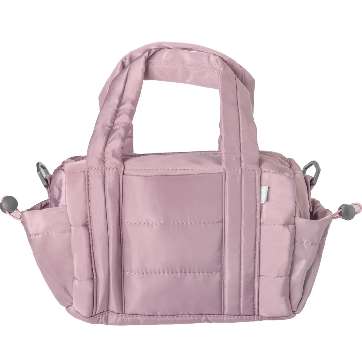 Bolso Tote Acolchado Ciruela