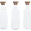 Botella cristal tapón corcho