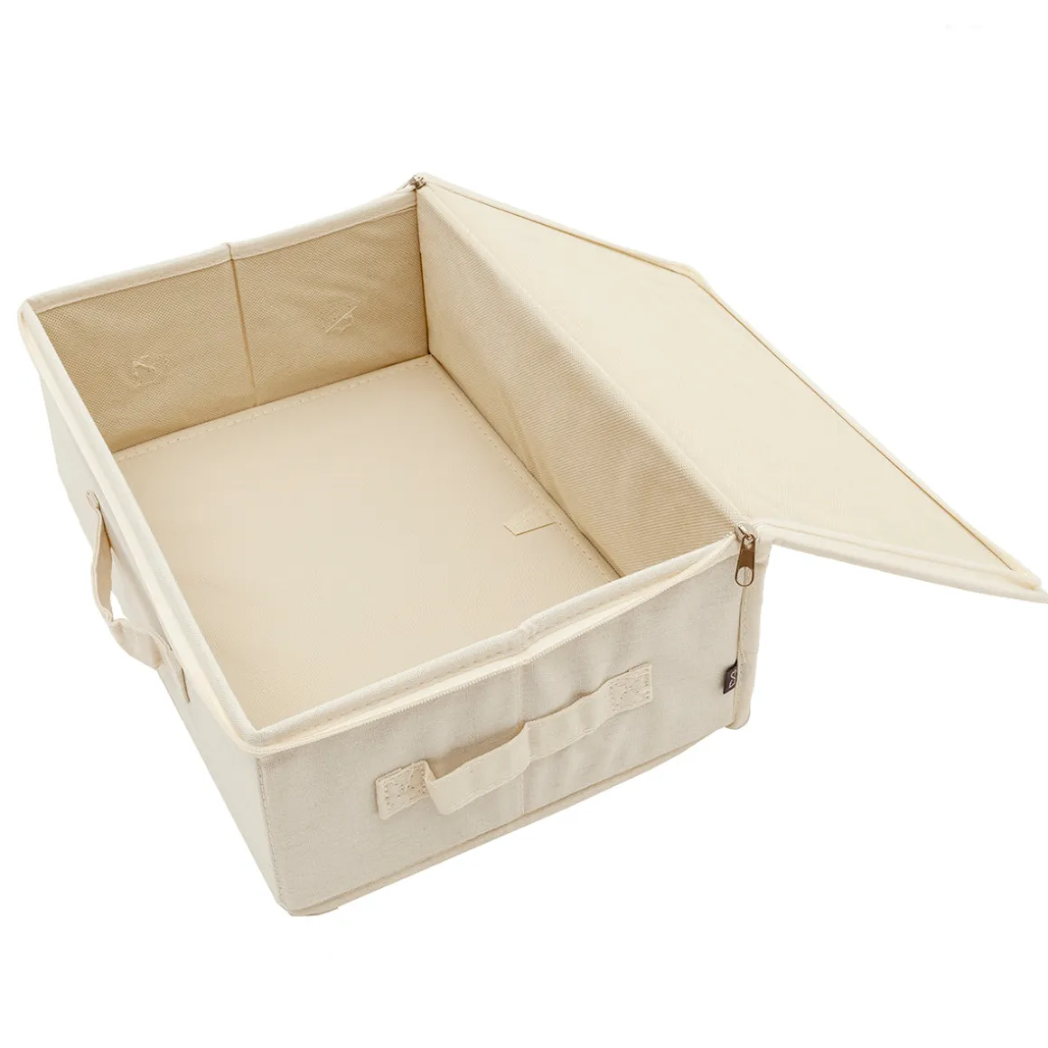 Caja c/tapa, cierre y asa