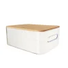 Caja De Almacenaje Con Tapa 29,5X19,5X12Cm (5.5L) Tr.