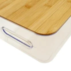 Caja De Almacenaje Con Tapa 29,5X19,5X12Cm (5.5L) Tr.