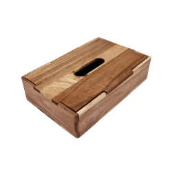 Caja de madera con tapa