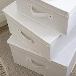 Caja Plegable C/Tapa Y Asa 28X33X15Cm Bg.