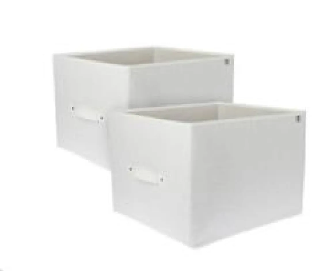 2 cajas almacenaje plegables