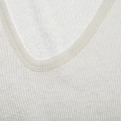 Camiseta canalé flamé