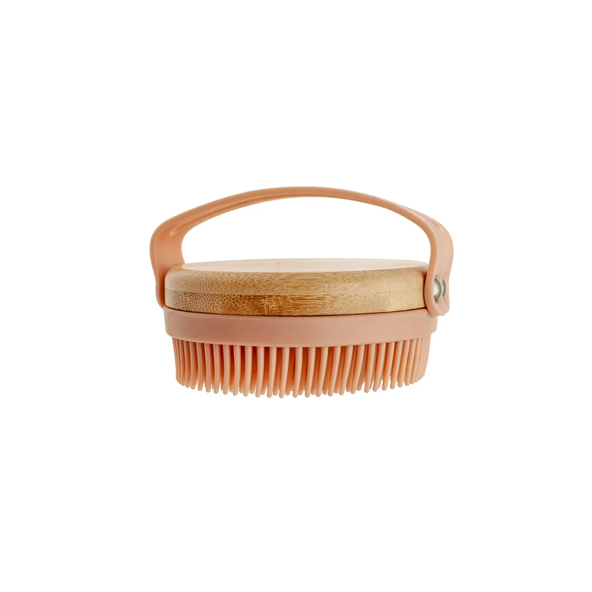 Cepillo de Baño con Tapa de Bambú 9,5 × 4 cm