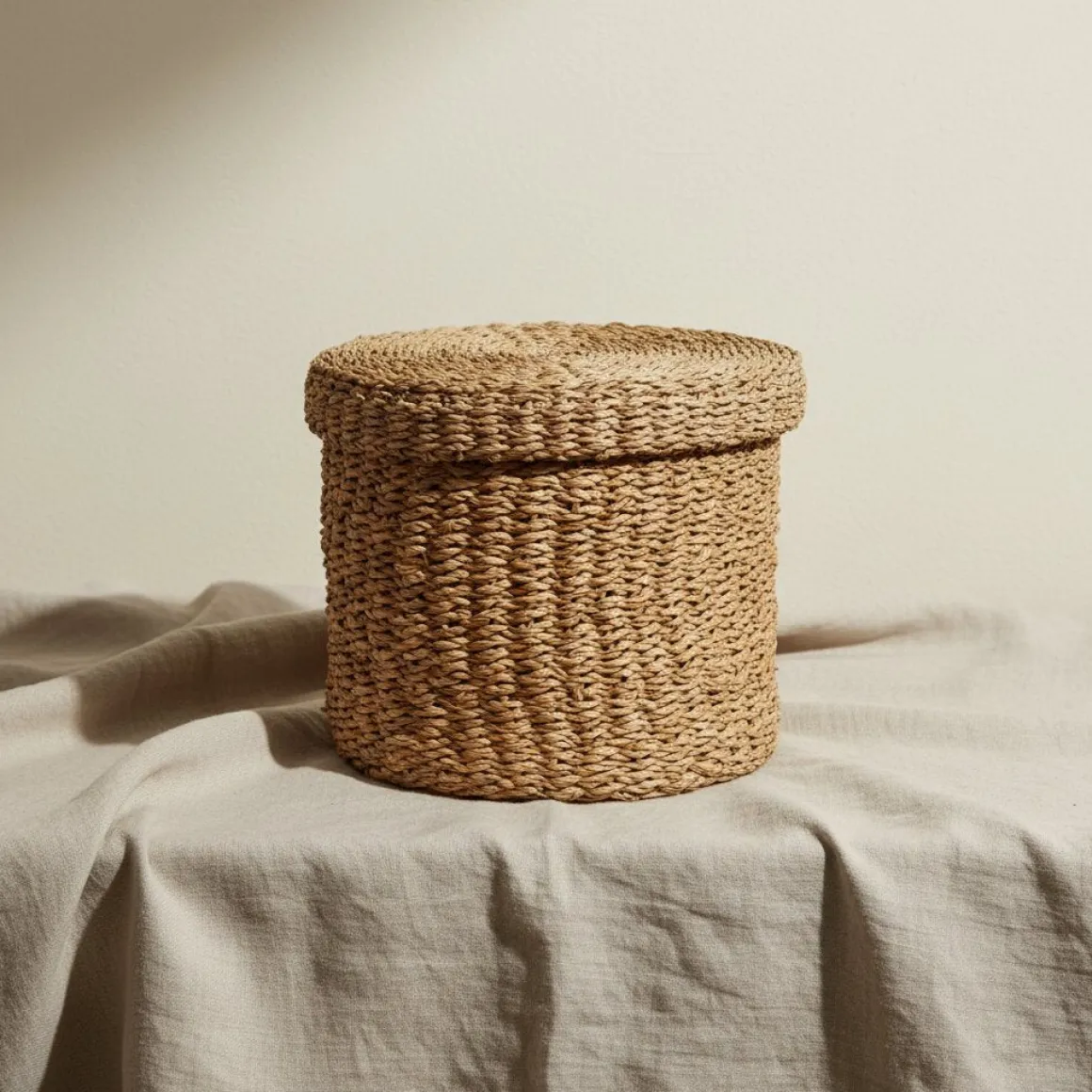 Cesta con tapa 14x15cm