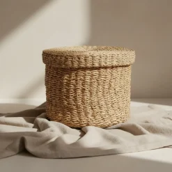 Cesta con tapa 20x18cm