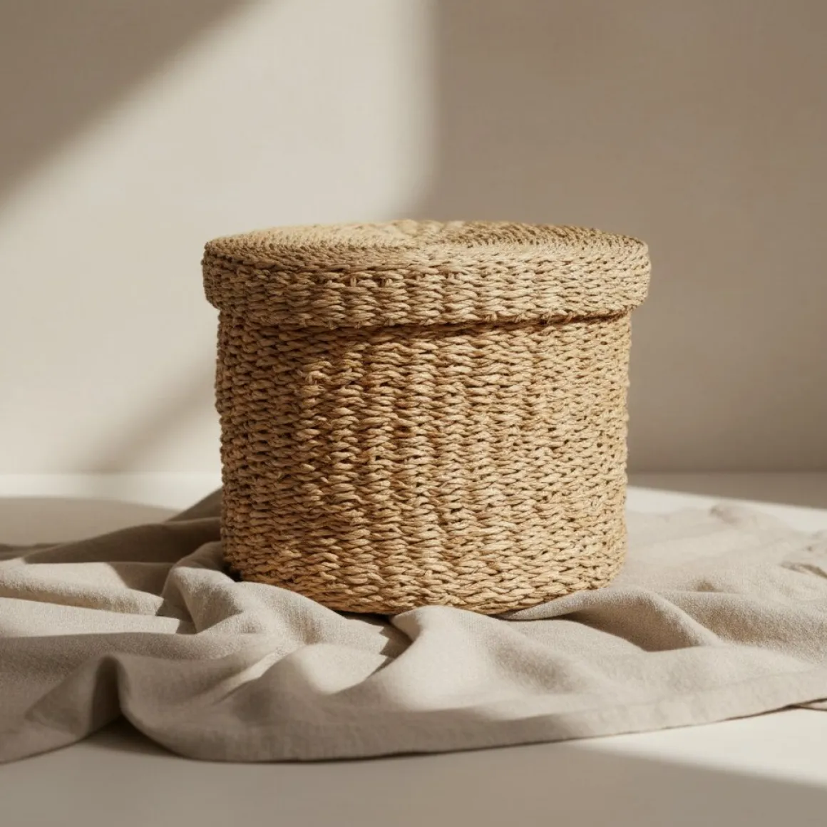 Cesta con tapa 20x18cm