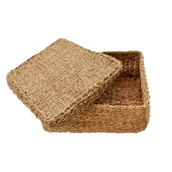 Cesta con tapa 36x26x17cm