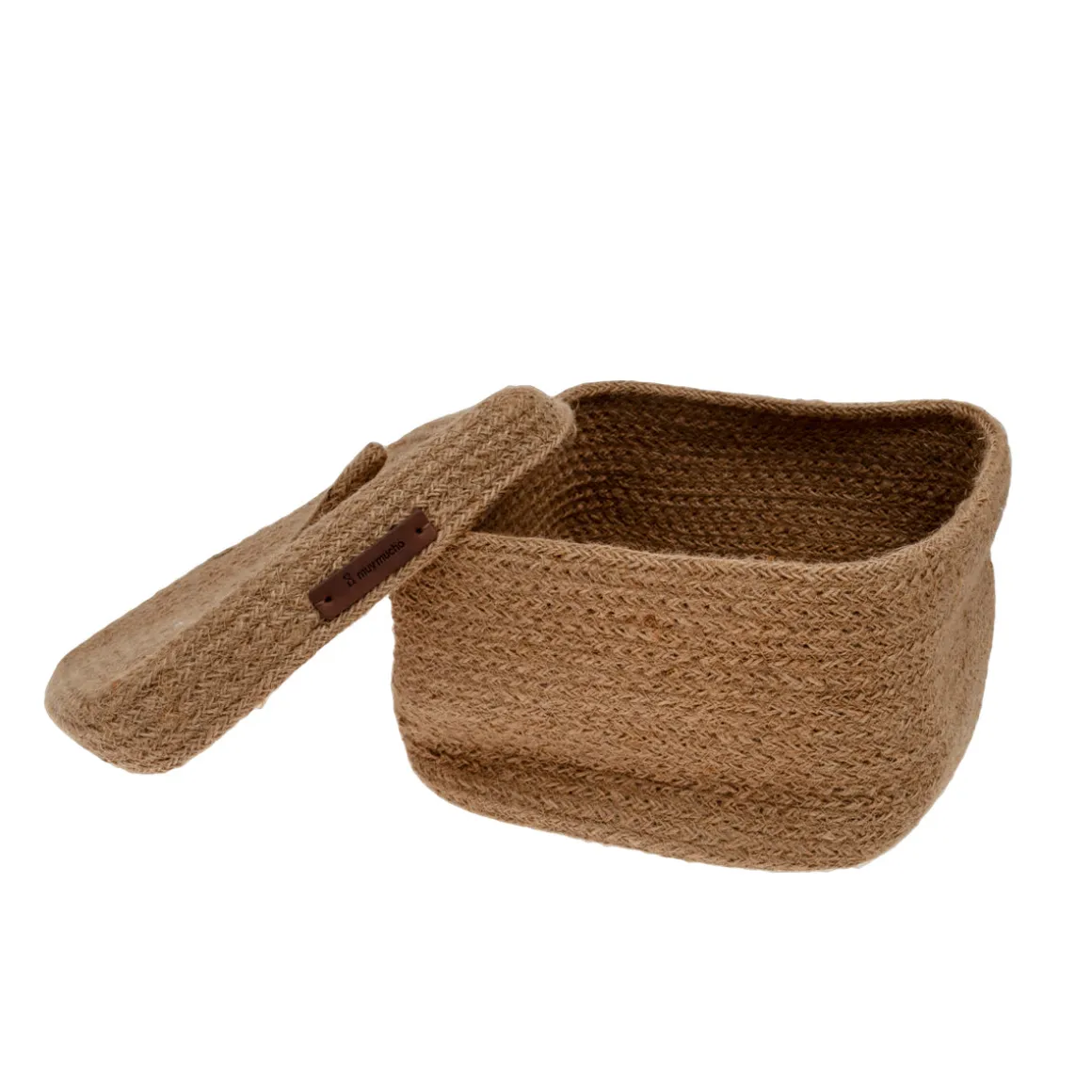 Cesta cuadrada con tapa