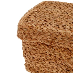 Cesta cuadrada con tapa 16x11cm