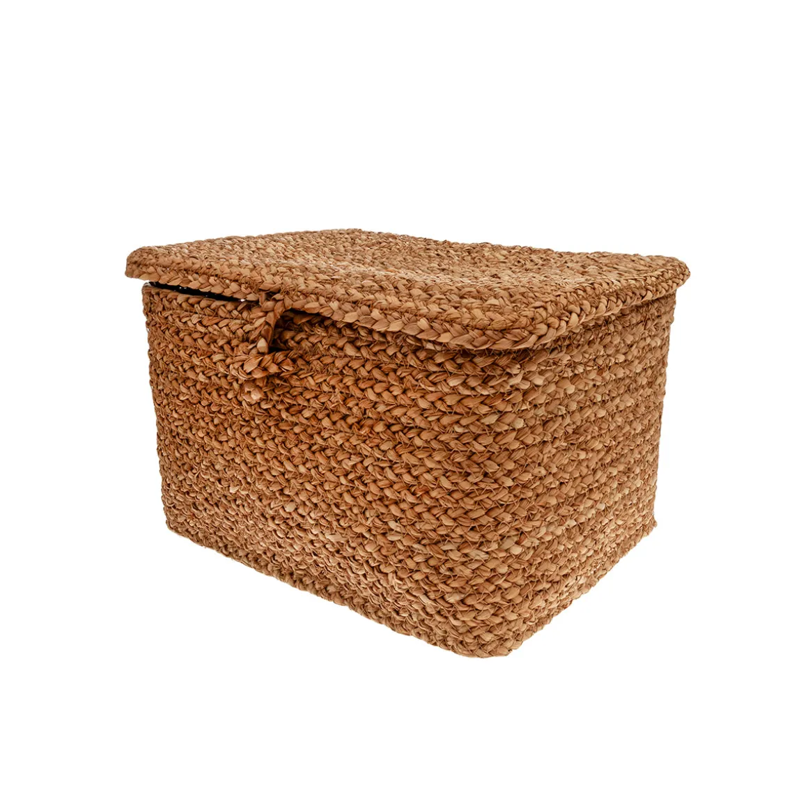 Cesta rectangular con tapa 26x15cm