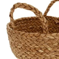 Cesta redonda con asas