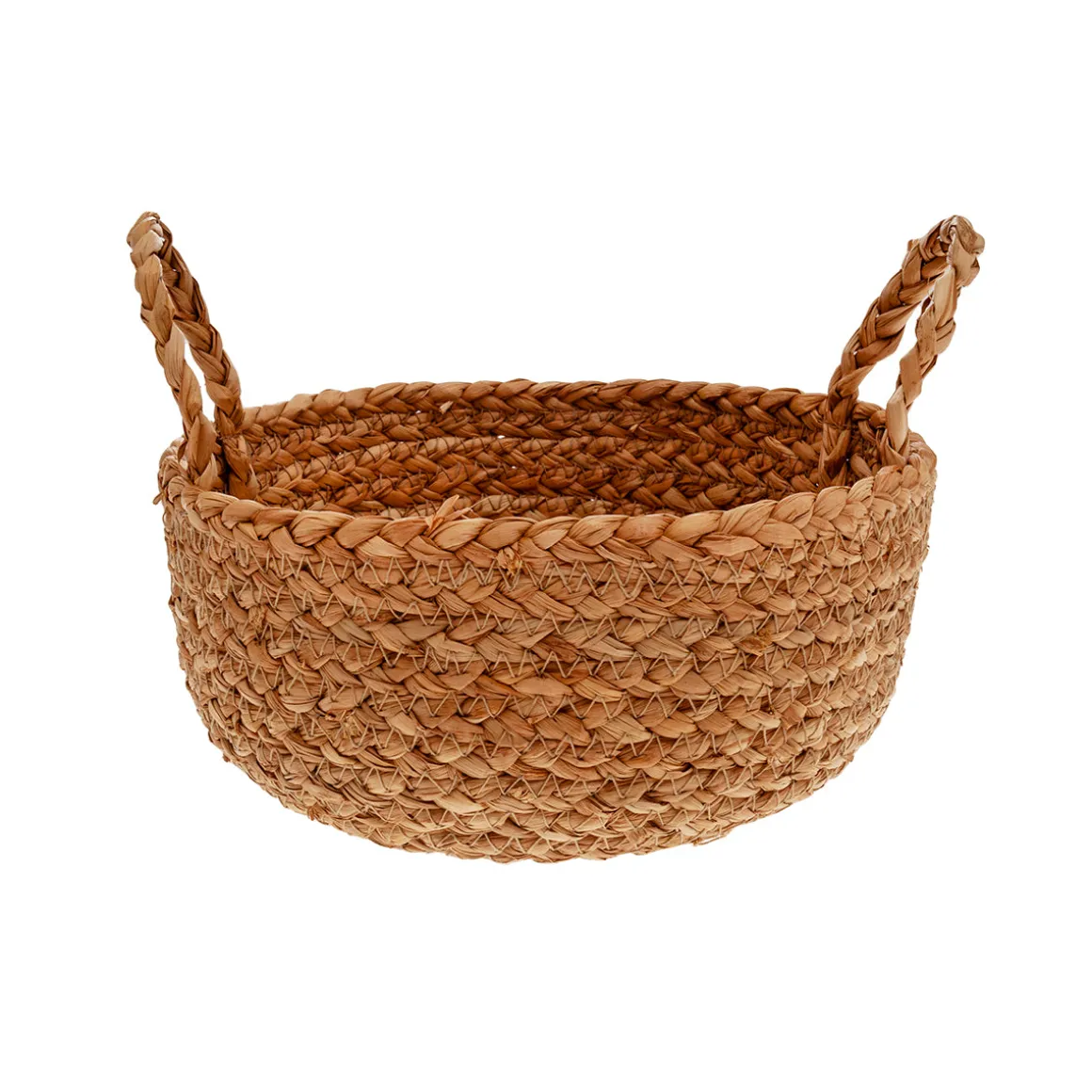 Cesta redonda con asas