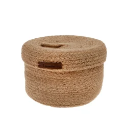 Cesta redonda con tapa
