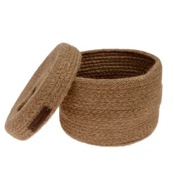 Cesta redonda con tapa