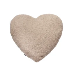 Cojín corazón bouclé