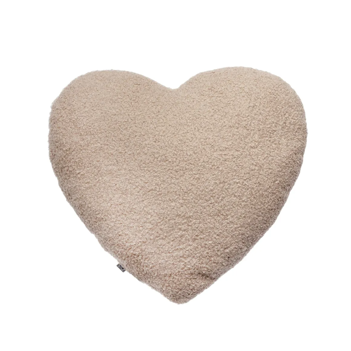 Cojín corazón bouclé