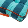 Cojín para Silla Rayas Azules 40 × 40 cm
