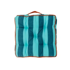 Cojín para Silla Rayas Azules 40 × 40 cm