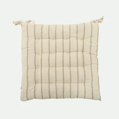 Cojín Silla Algodón 40X40Cm Cru.