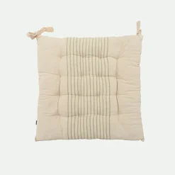 Cojín Silla Algodón 40X40Cm Cru.
