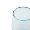 Copa de Vino de Cristal Azul 6,35x21,7 cm