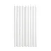 Cortina de Ducha Blanca con 12 Anillas 180 × 200 cm