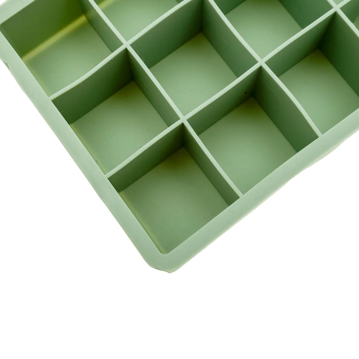 Cubitera Verde para 15 Cubitos 18,5 × 11,5 × 3,5 cm