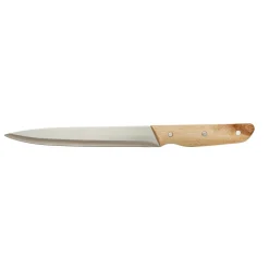Cuchillo de Cocina de Acero Inoxidable con Mango de Acacia