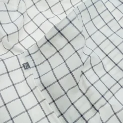 Delantal de Cocina Blanco y Gris 60x90 cm