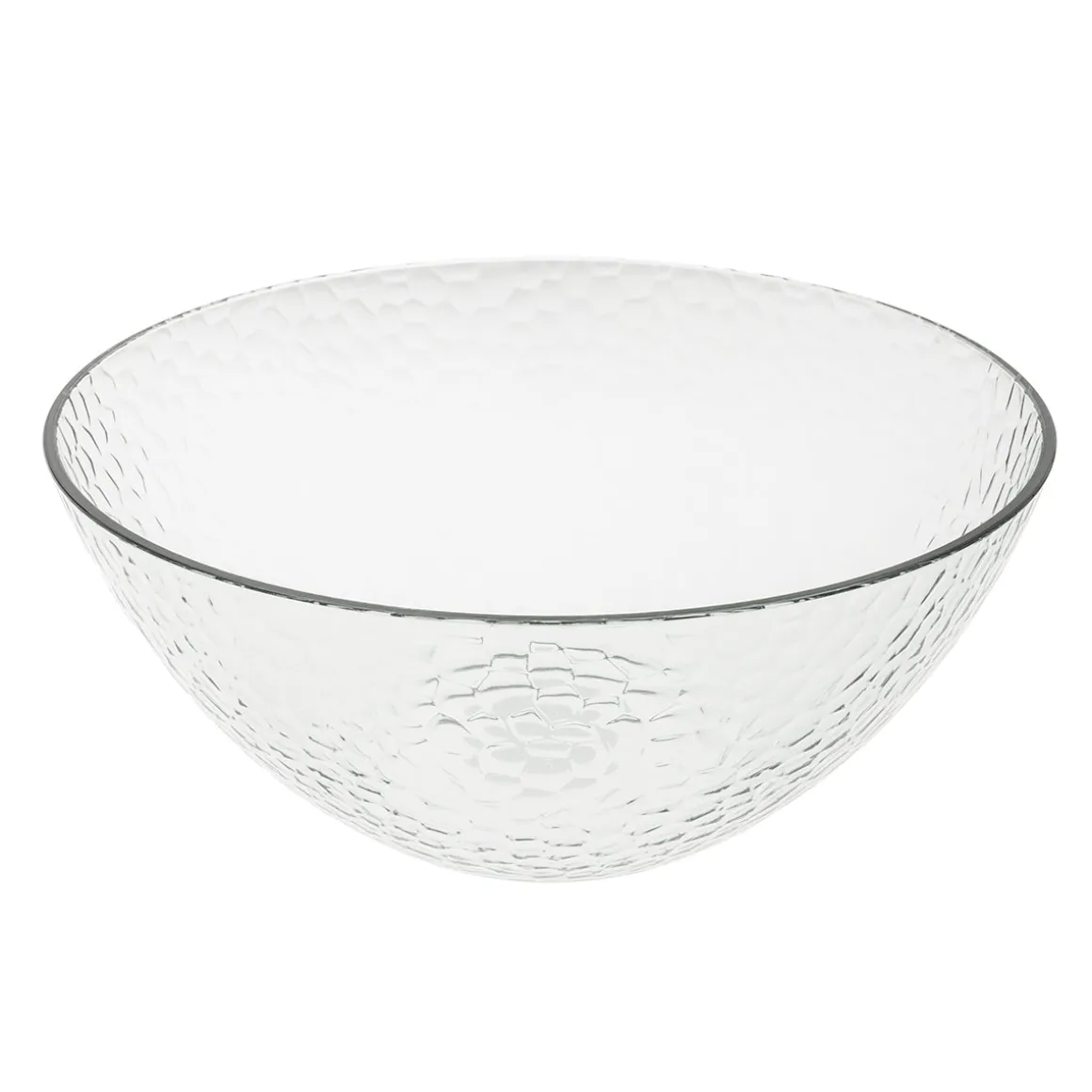 Ensaladera Organic Transparente Acrílica 26,8 cm