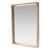 Espejo marco color natural