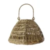 Farol fibra natural con vaso