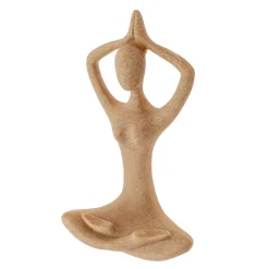 Figura decorativa mujer yoga