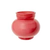 FLORERO DE VIDRIO RECICLADO HALO ROSA