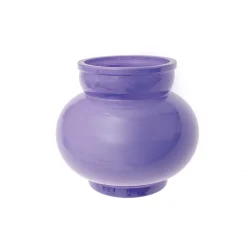FLORERO DE VIDRIO RECICLADO HALO LILA